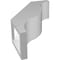 Ekena Millwork 3-in. W x 8-in. D x 12-in. H Funston Architectural Grade PVC Knee Brace BRCP03X08X12FST - alternate 5